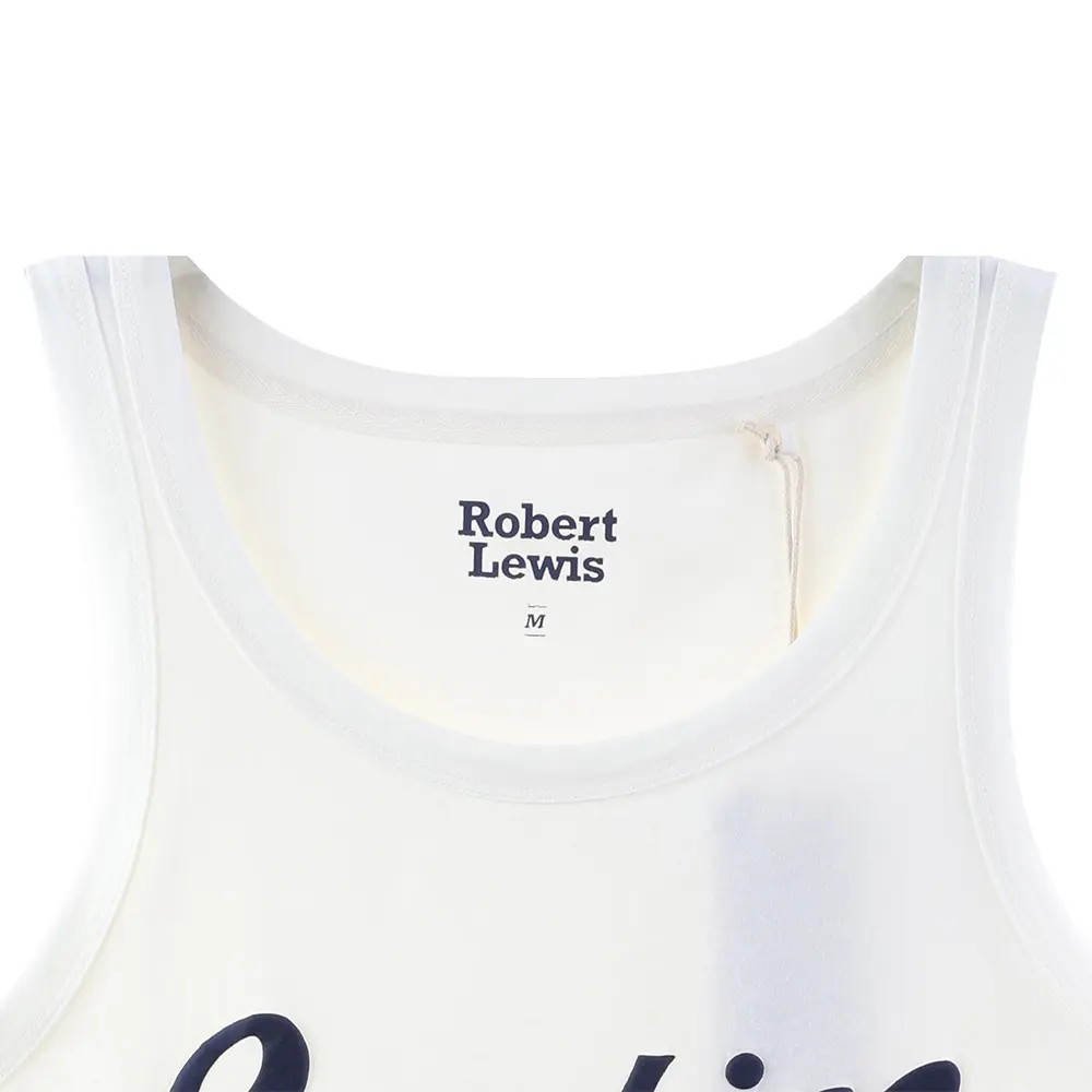 Venta al por mayor personalizable chaleco de los hombres 100%Cotton Puff Imprimir Camiseta sin mangas2